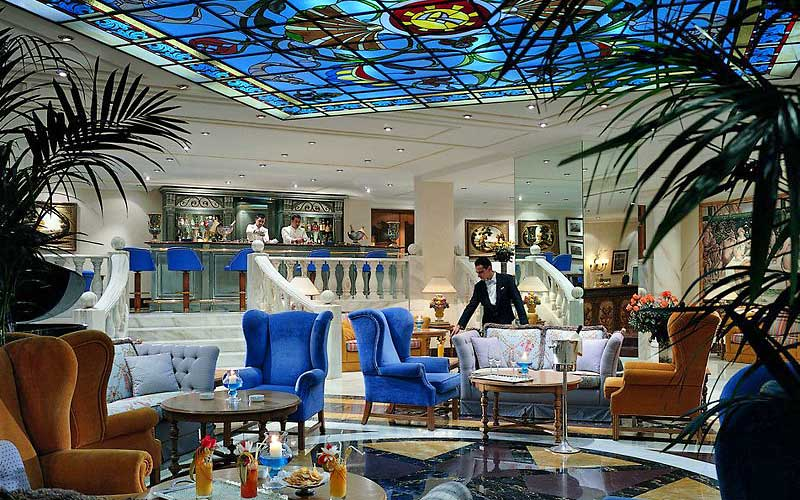 Vetrata velario Hotel Mazzaro