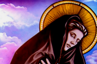 Vetrata Artistica Madonna